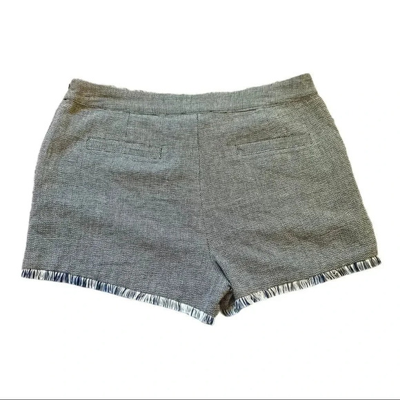 Ethereal Shorts by Paper Crane Knit Frayed Hem Blue Gray Size L - Picture 2 of 11